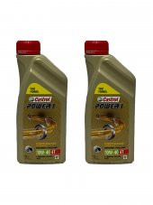 Castrol Power1 10W-40 4T Motosiklet, 4 Zamanlı Motor Yağı 1 Lt. 2 Adet thumbnail 1