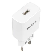 Ayt Weko Wk-21436 2.1 Amper Şarj Başlık Adaptörü Micro Usb Kablo Micro Şarj Cihazı - 2