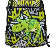 Dinozor Baskılı Sarı Renk Erkek Çocuk Okul Sırt Çantası - 7