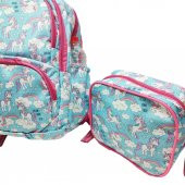 Tek Boynuzlu At Baskılı Kız Çocuk Okul Sırt Çantası - 4