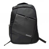 Çapraz Fermuar Detaylı Spor Model Sırt Çantası Siyah Renk - 1