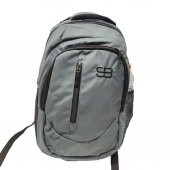 Dikey Fermuarlı Spor Model Sırt Çantası Gri Renk - 1