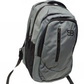 Dikey Fermuarlı Spor Model Sırt Çantası Gri Renk - 2