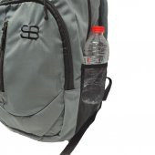 Dikey Fermuarlı Spor Model Sırt Çantası Gri Renk - 3