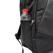 Çapraz Fermuar Detaylı Spor Model Sırt Çantası Siyah Renk - 12