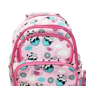 Sevimli Panda Baskılı Kız Çocuk Okul Sırt Çantası - 9