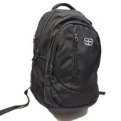 Dikey Fermuarlı Spor Model Sırt Çantası Siyah Renk - 7