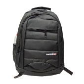 Yatay Fermuar ve Dikiş Detaylı Sırt Çantası Siyah Renk - 6