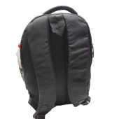 Dikey Fermuarlı Spor Model Sırt Çantası Siyah Renk - 9