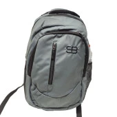 Dikey Fermuarlı Spor Model Sırt Çantası Gri Renk - 6