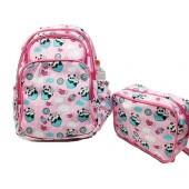 Sevimli Panda Baskılı Kız Çocuk Okul Sırt Çantası - 11