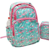 Flamingo Baskılı Kız Çocuk Okul Sırt Çantası - 10
