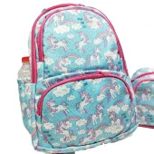 Tek Boynuzlu At Baskılı Kız Çocuk Okul Sırt Çantası - 7