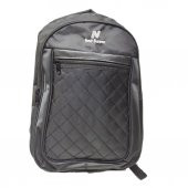 Baklava Dikişli Spor Model Sırt Çantası Siyah Renk - 1