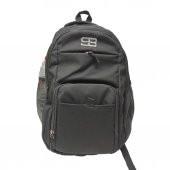 Yatay Fermuarlı Detaylı Spor Model Sırt Çantası Siyah Renk - 1