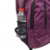 Dikey Fermuarlı Spor Model Sırt Çantası Bordo Renk - 3