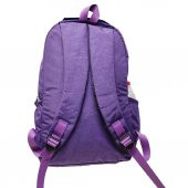 Krinkıl Kumaş Sırt Çantası Mor Renk - 5