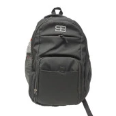 Yatay Fermuarlı Detaylı Spor Model Sırt Çantası Siyah Renk - 6