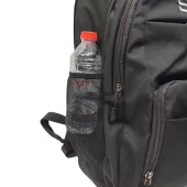 Yatay Fermuarlı Detaylı Spor Model Sırt Çantası Siyah Renk - 8