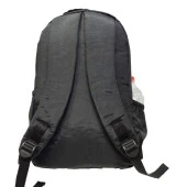 Dikiş Detaylı Krinkıl Kumaş Sırt Çantası Siyah Renk - 10