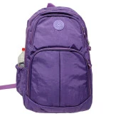 Krinkıl Kumaş Sırt Çantası Mor Renk - 10