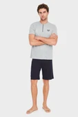Mod Collection Erkek 3 Lü Pijama Takımı Gri - 1