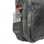 Baklava Dikişli Spor Model Sırt Çantası Siyah Renk - 2