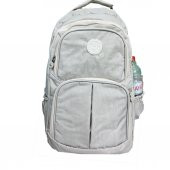 Krinkıl Kumaş Sırt Çantası Krem Renk - 1