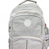 Krinkıl Kumaş Sırt Çantası Krem Renk - 4