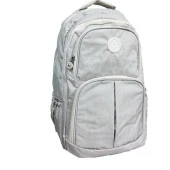 Krinkıl Kumaş Sırt Çantası Krem Renk - 6