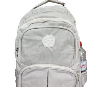 Krinkıl Kumaş Sırt Çantası Krem Renk - 7