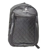 Baklava Dikişli Spor Model Sırt Çantası Siyah Renk - 6