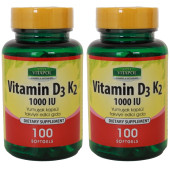 Vitapol Vitamin D3 Vitamin K2 2x100 Softgel D3 Vitamini K2 Vitamini - 1