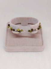 Peridot Zebercet Taşı Bileklik 4mm thumbnail 1