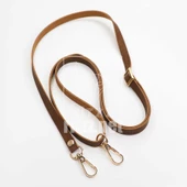 Ayarlanabilir Çanta Sapı Suni Deri 10MM - Gold Kancalı thumbnail 2