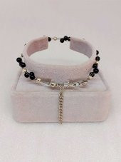 Shungit Taşı Bileklik 4mm thumbnail 3