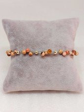 Rodokrozit Taşı Bileklik 4mm thumbnail 2