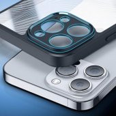 Coofbe Premium Kamera Korumalı Buz Desenli Sert PC-TPU iPhone 13 Pro Kılıf Parmak İzi Bırakmaz Hidrofobik - 3