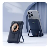 Coofbe Super Şarj Göstergeli Standlı Magsafe 20W 10000mAh Powerbank İphone Powerbank İphone 14 13 12 thumbnail 1