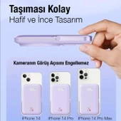 Coofbe Super Şarj Göstergeli Standlı Magsafe 20W 10000mAh Powerbank İphone Powerbank İphone 14 13 12 thumbnail 2
