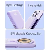 Coofbe Super Şarj Göstergeli Standlı Magsafe 20W 10000mAh Powerbank İphone Powerbank İphone 14 13 12 thumbnail 3