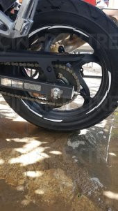 3 Parçalı Reflektif Beyaz Jant Şeridi Çınar Extreme - 7