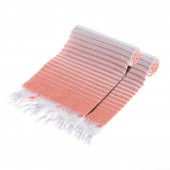 Pamuklu Peştemal Alagra Turuncu 2li Set - 1