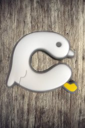Terlik Süsü C harfi Hayvan Desenli/Hayvan figürlü C harfi Jibbitz / Harf Charm /terlik Aksesuarı - 1