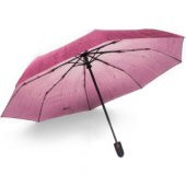 Marlux Yağmur Damla Desenli Otomatik Çanta Boy Bayan Şemsiyesi - 3