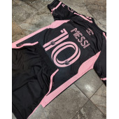 İnter Miami Yeni Sezon Messi Siyah Futbol Forması Şortlu - 1