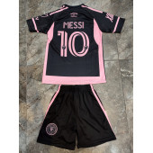 İnter Miami Yeni Sezon Messi Siyah Futbol Forması Şortlu - 2