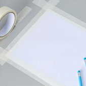 Badem10 Kağıt Bant Boya Badana Duvar Parke Leke İz Damla Yapışkan Maskeleme Bandı 36mm x 25metre thumbnail 5