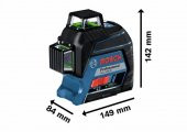 Bosch GLL 3-80 G Professional Çizgi Lazeri (Distomat) 0.601.063.y00 - 3