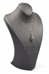 Labradorit Doğal Taş Gold Renkli Kolye thumbnail 2